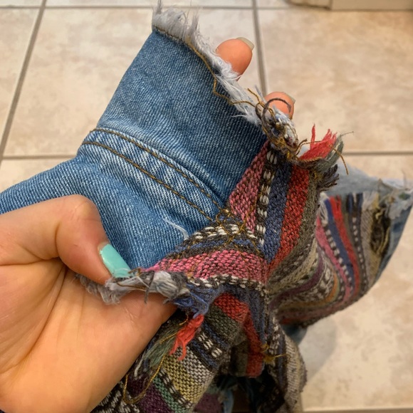 Bohemian-style Jean shorts - Picture 5 of 6